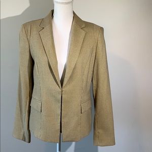 AK Anne Klein Stretch Tan Blazer